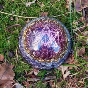 Orgonite Dôme Cube de Metatron 6 cm